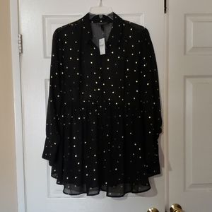 Lane Bryant, New With Tags, Chiffon Blouse